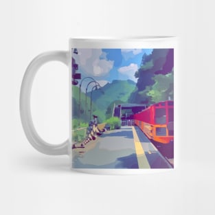 Train in Japan Mug